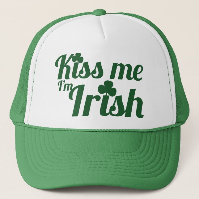 Boné Beije-me, sou irlandês (Frente)