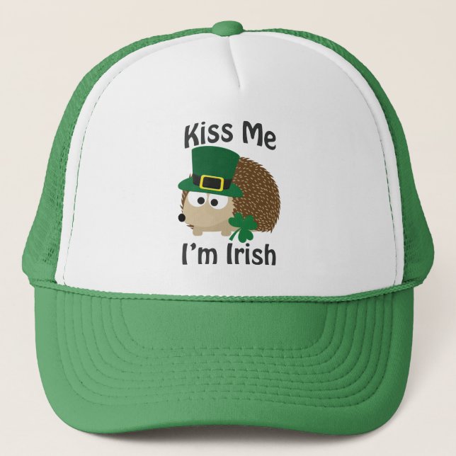 Boné Beije-me Sou Irlandês Hedgehog (Frente)