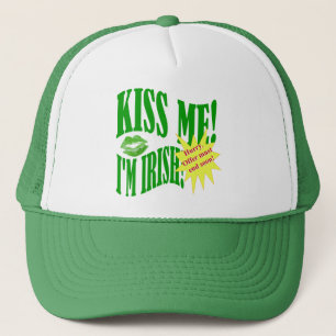 Boné beije-me, sou irlandês, ofereço terminações em bre