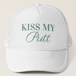 Boné Beije Meu Putt Chapéu de Golfe Divertido