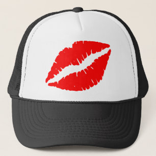 Boné Beijo vermelho