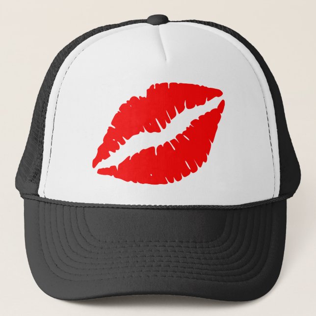 Boné Beijo vermelho (Frente)