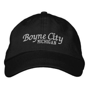 Boné Beisebol bordado pela cidade de Boyne Michigan