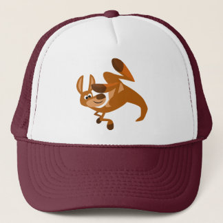 Boné Bela caricatura do Chapéu Somersault de Kangaroo