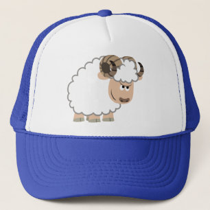 Boné Bela Cartoon Confiante Ram Hat