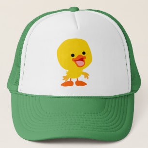 Boné Bela Cartoon Sorrindo Chapéu De Ducking