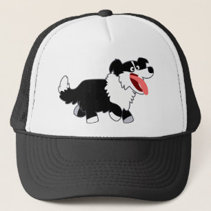 Boné Bela e Feliz Barragem de Cartoon, Collie Hat