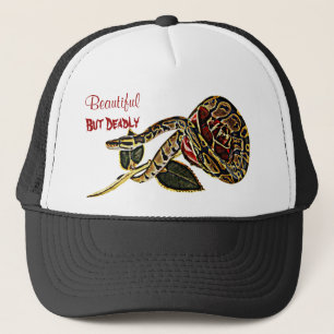 Boné Beleza perigosa do chapéu do cobra do pitão da