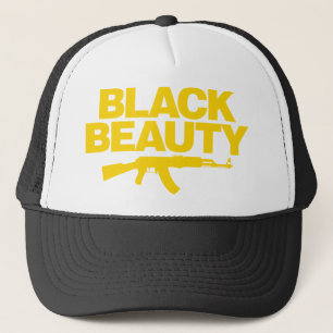 Boné Beleza preta AK - amarelo