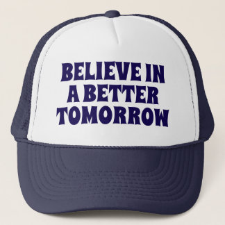 BONÉ BELIEVE IN BETTER TOMORROW CUSTOMIZED QUOTES HATS