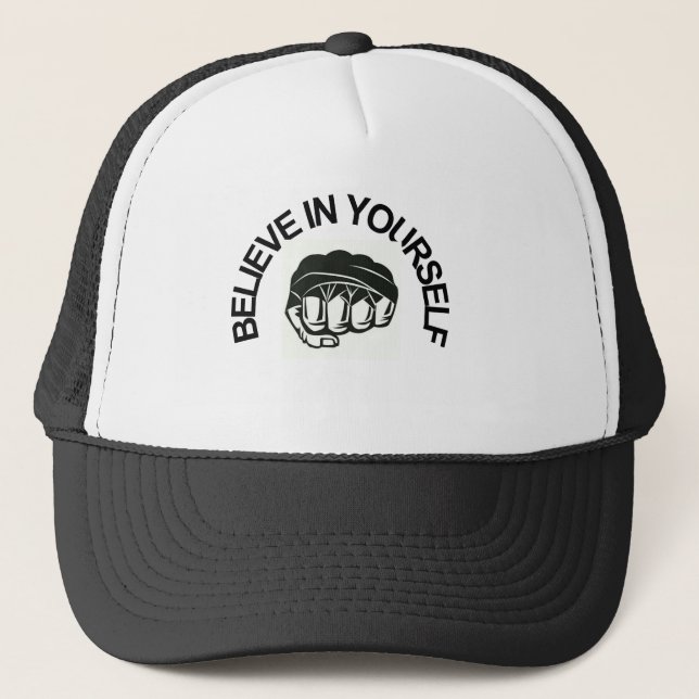 Boné Believe in Yourself | Modern Inspirational Quote (Frente)