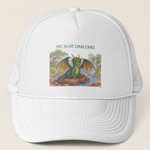 Boné Belo dragão verde