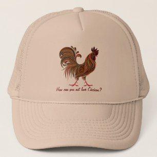 Boné Belo Rooster diversão amor Cickens Cotação