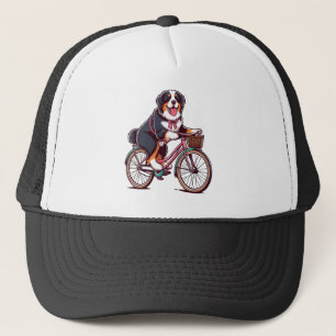 Boné Bernese Dog Biker, aventura da bicicleta do cruzad