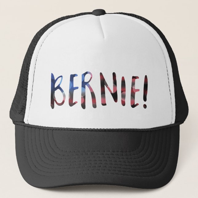 Boné bernie sanders bokeh (Frente)