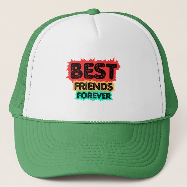BONÉ BEST FRIENDS FOREVER RETRO FRIENDS, FRIENDSHIP (Frente)