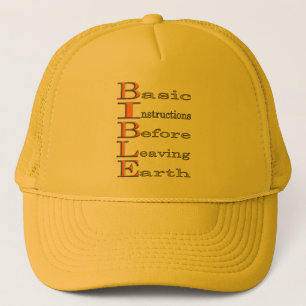 Boné Bíblia - Instruções básicas