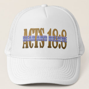 Boné Bíblia Verso: OUVIR E ACREDITAR