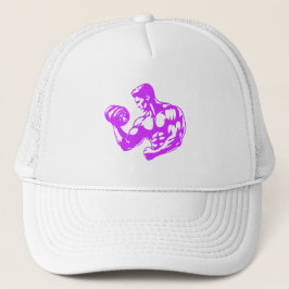 Boné Bicep Curl Minimalist Gym - Purple Fitness Design