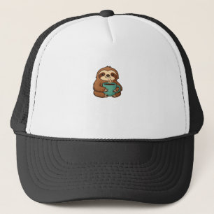 Boné Bicho-preguiça Fofo com Caneca de Café � Animal Ac