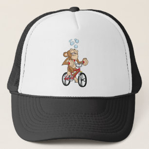 Boné Bicicleta bêbedo da equitação do macaco