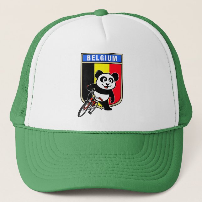 Boné Bicicleta Belga - Panda (Frente)