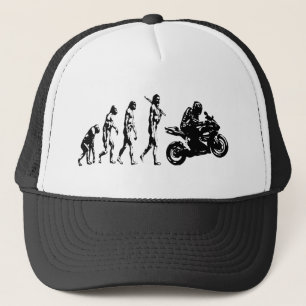 Boné bicicleta da evolução