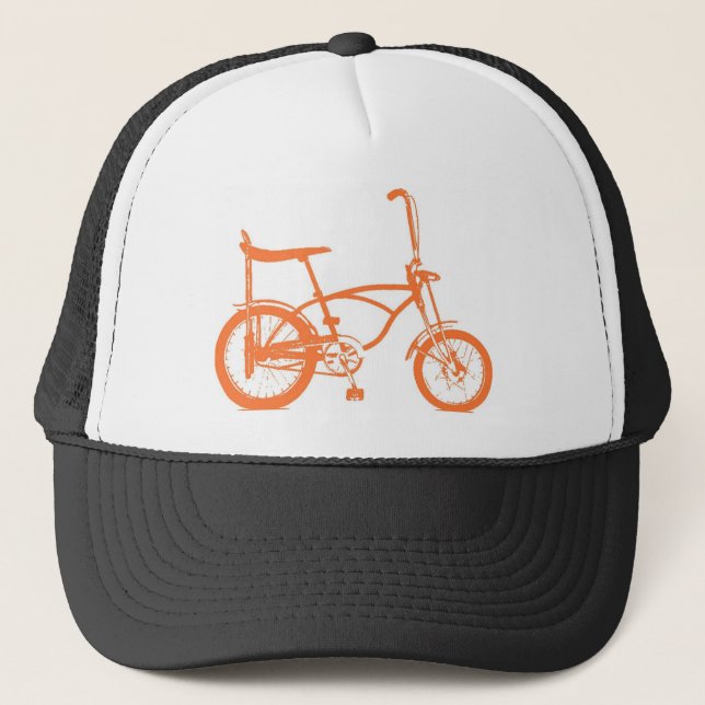 Boné Bicicleta De Banana De Taxa Laranja Retro (Frente)