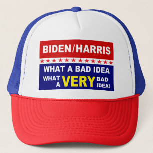 Boné Biden Harris 2020 que má ideia