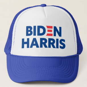 Boné Biden / Harris branco e azul