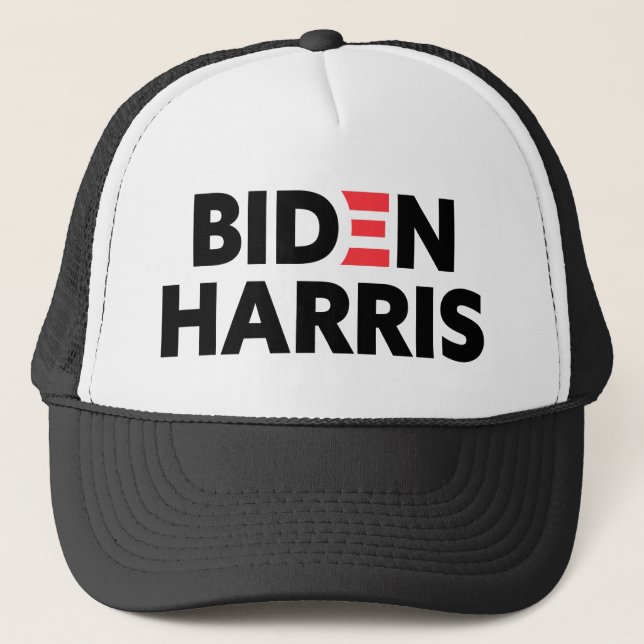 Boné Biden / Harris Red Black White (Frente)