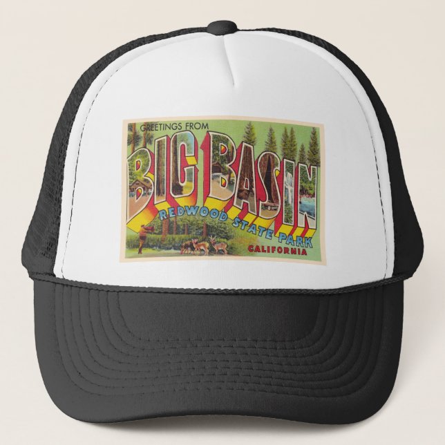 Boné Big Basin California Vintage Large - Carta Postal (Frente)
