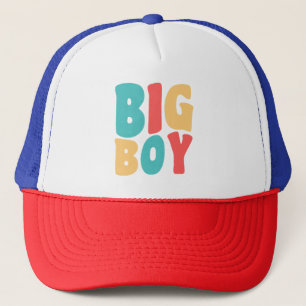 Boné Big Boy Engraçado Dizendo Kids Toddler