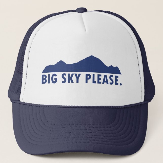 Boné Big Sky, por favor (Frente)