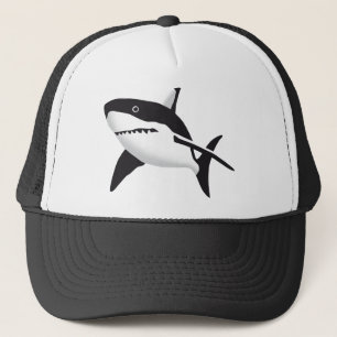 Boné big white shark