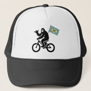Boné Bigfoot Ciclista Bandeira de Delaware