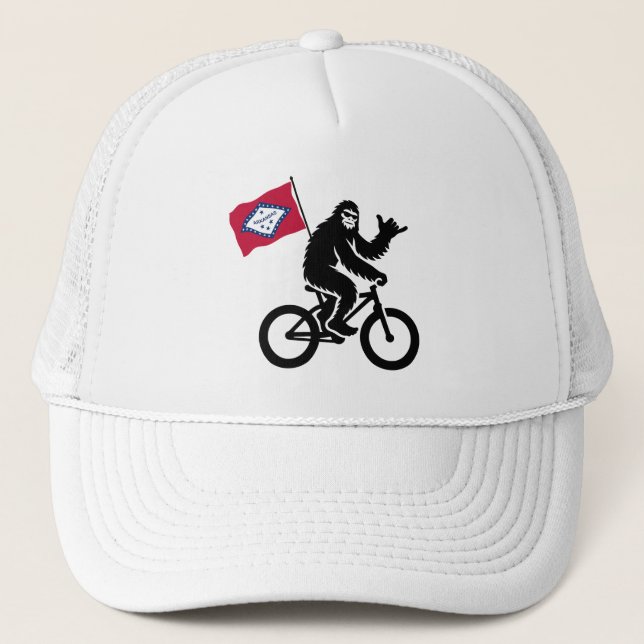 Boné Bigfoot Cycling Arkansas Flag (Frente)
