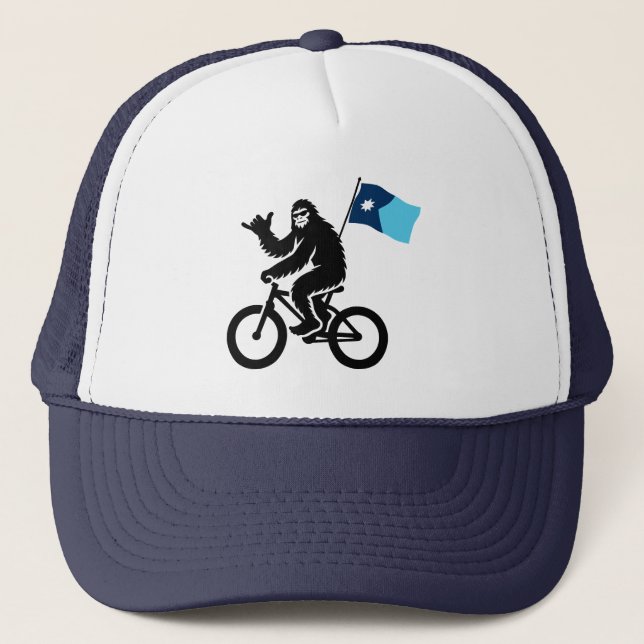 Boné Bigfoot Cycling Minnesota Flag (Frente)
