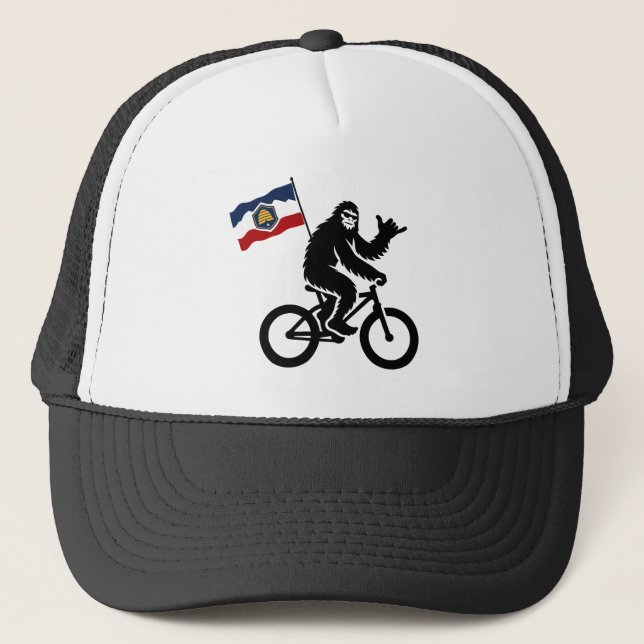 Boné Bigfoot Cycling Utah Flag (Frente)