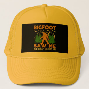 Boné Bigfoot Me Viu Sasquatch Yeti
