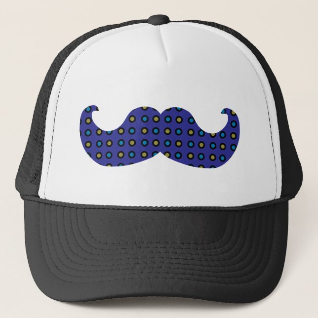 Boné Bigode azul (Frente)