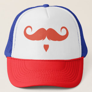 Boné bigode de barra de mão personalizável