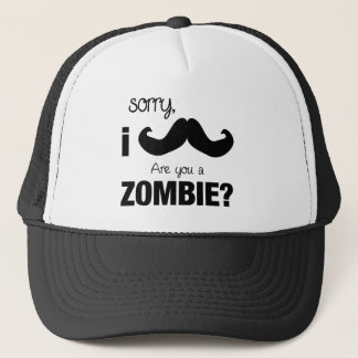 Boné Bigode pesaroso de I….é você um zombi?