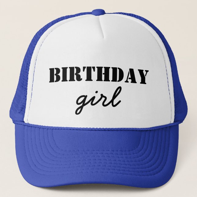 Boné Birthday Girl (Frente)