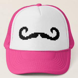 Boné Bit Pixel Handle Mustache De Bit