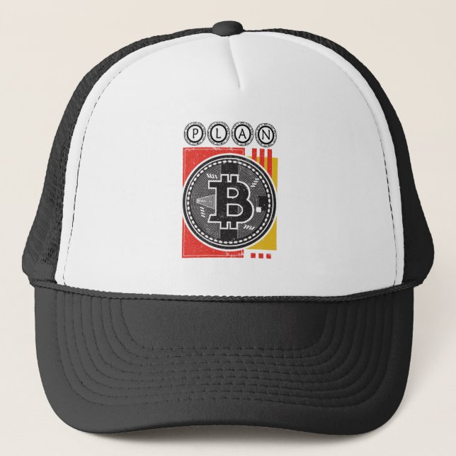 Boné Bitcoin - Criptomoeda - Plano B (Frente)