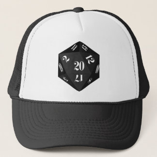 Boné Black-20-Sided-Dice