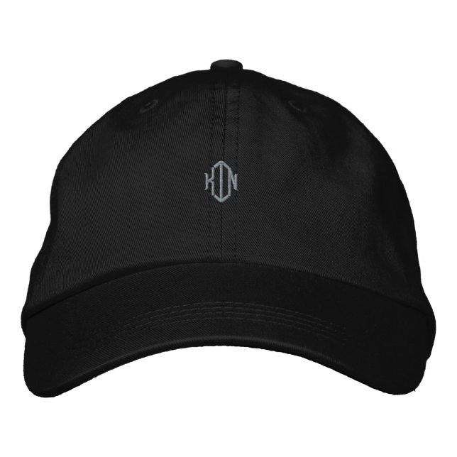 Boné Black Color King Name Printed Text-Hat Surpresa (Frente)