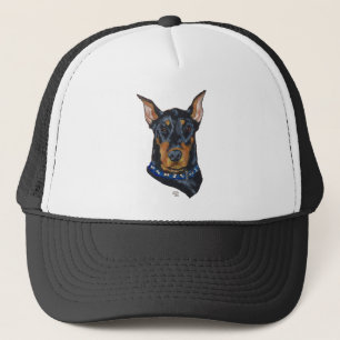 Boné Black Doberman Pinscher