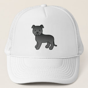 Boné Black English Staffordshire Bull Terrier Dog